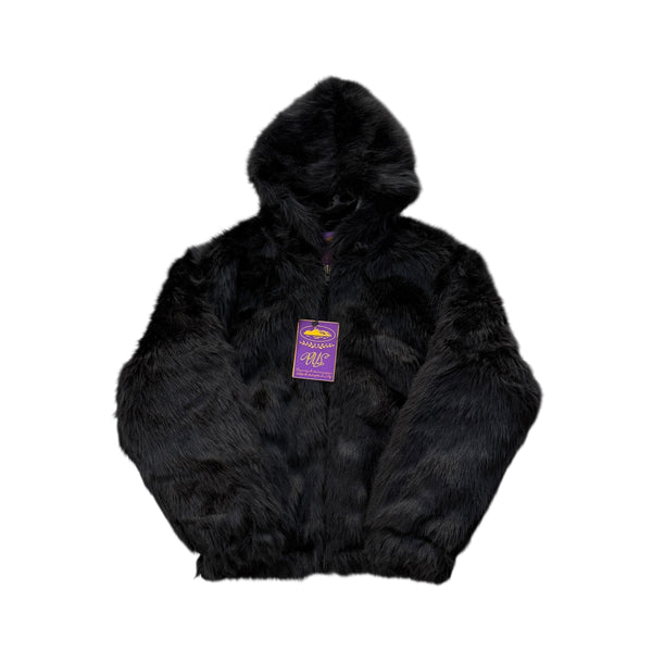 CORTEIZ FUR JACKET BLACK