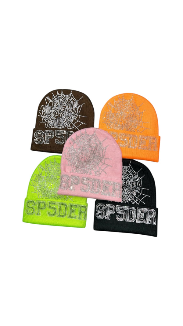 SP5DER RHINESTONES BEANIE