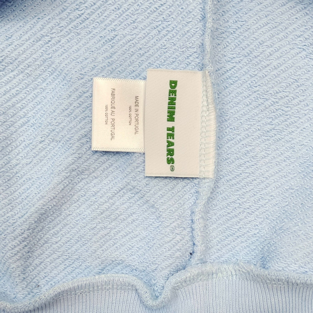 Denim Tears / Cotton Wreath Hoodie/  ‘baby blue’