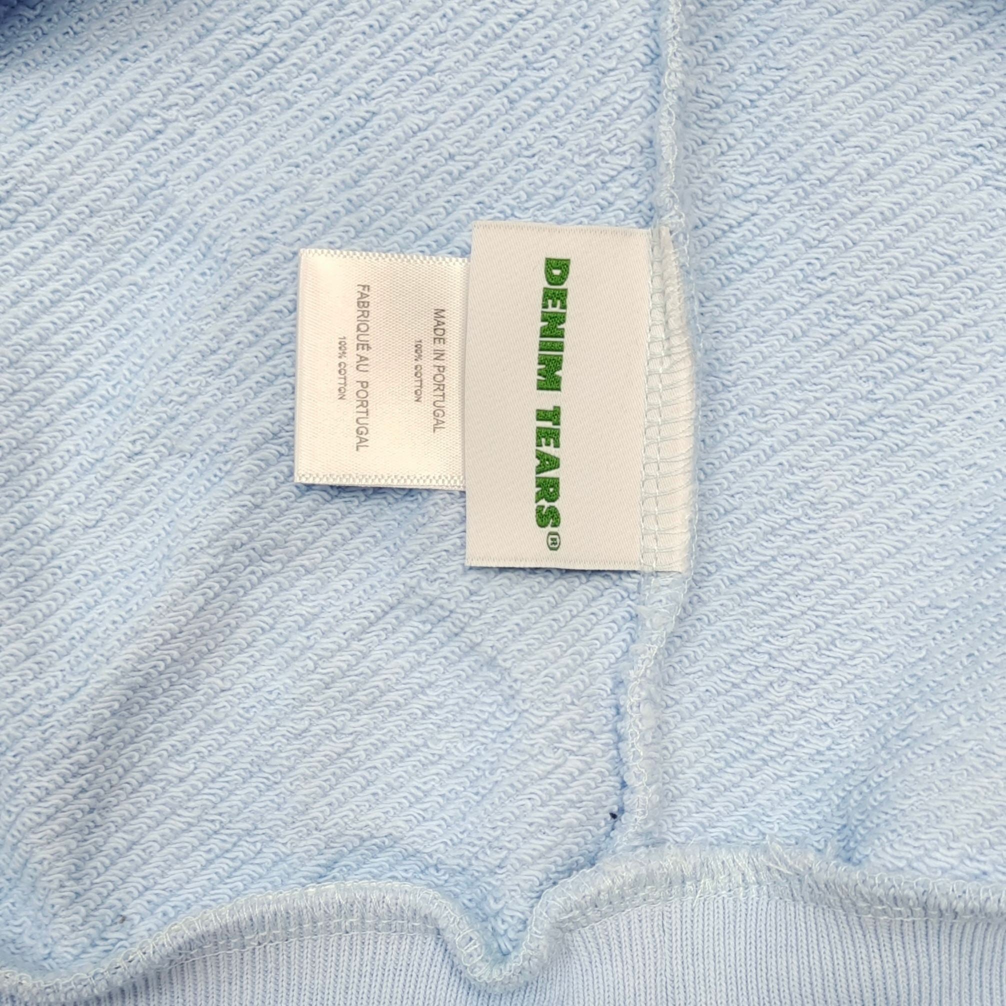 Denim Tears / Cotton Wreath Hoodie/  ‘baby blue’