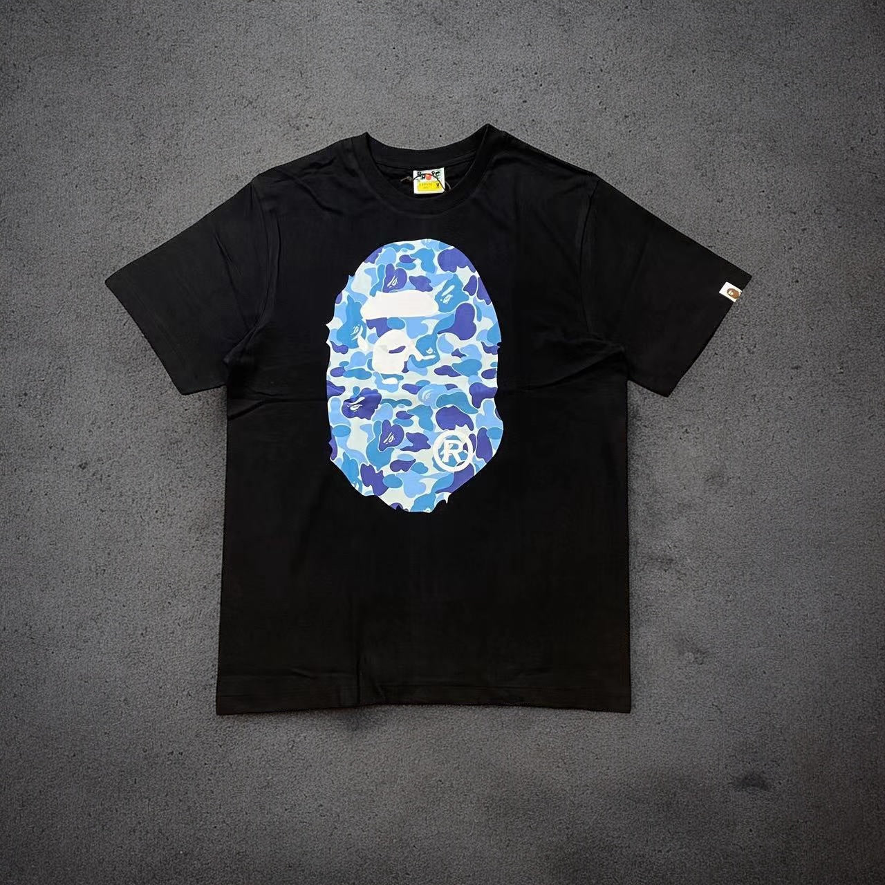 BAPE BLUE CAMO HEAD (ONLINE EXCLUSIVE)