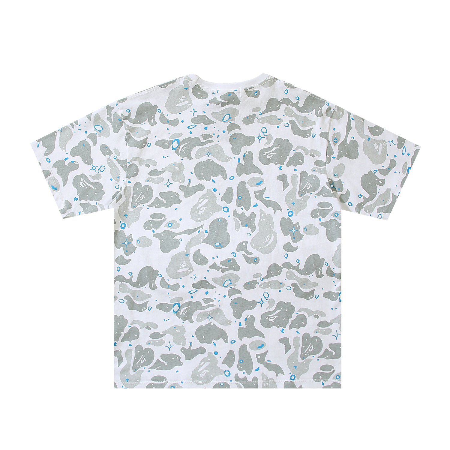 BAPE WHITE CAMO GLOW IN THE DARK TEE (ONLINE EXCLUSIVE)