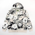 DENIM TEARS / COTTON WREATH ZIP UP HOODIE / WHITE CAMO