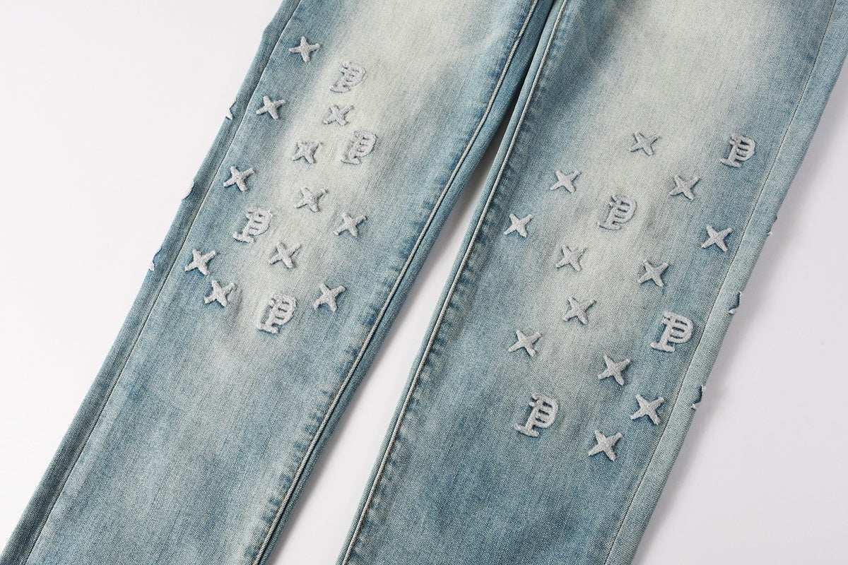 PURPLE MEN FASHION JEANS / #9152