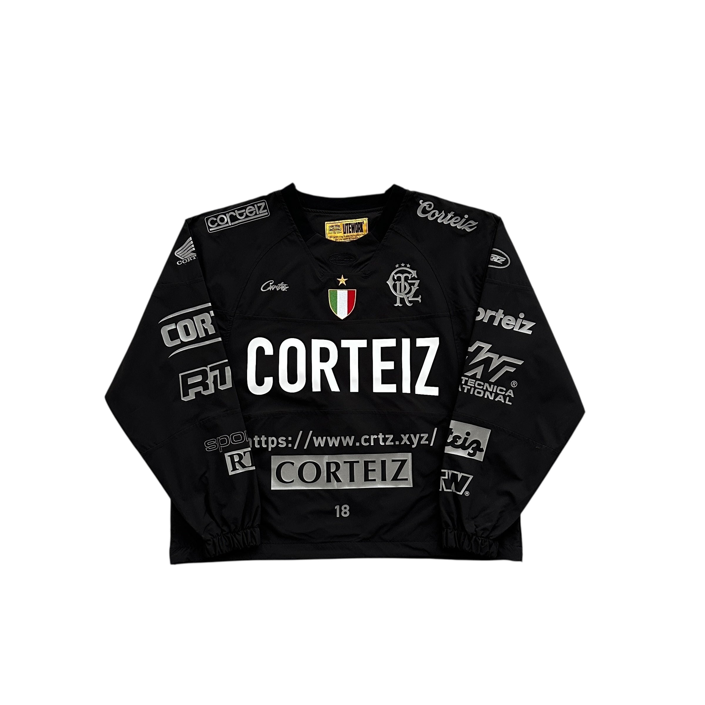 CORTEIZ SPONSORS PULLOVER (BLACK)