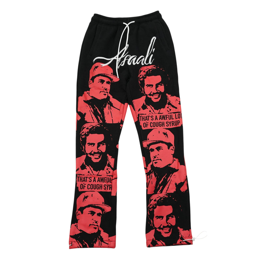COUGH SYRUP X ASAALI CARTEL / SWEATPANTS / RED