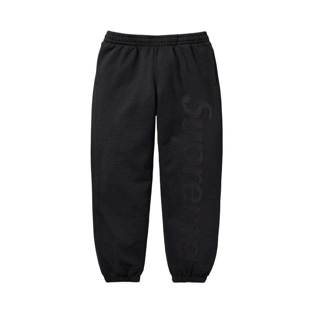 SUPREME 22FW SATIN APPLIQUE SWEATPANTS