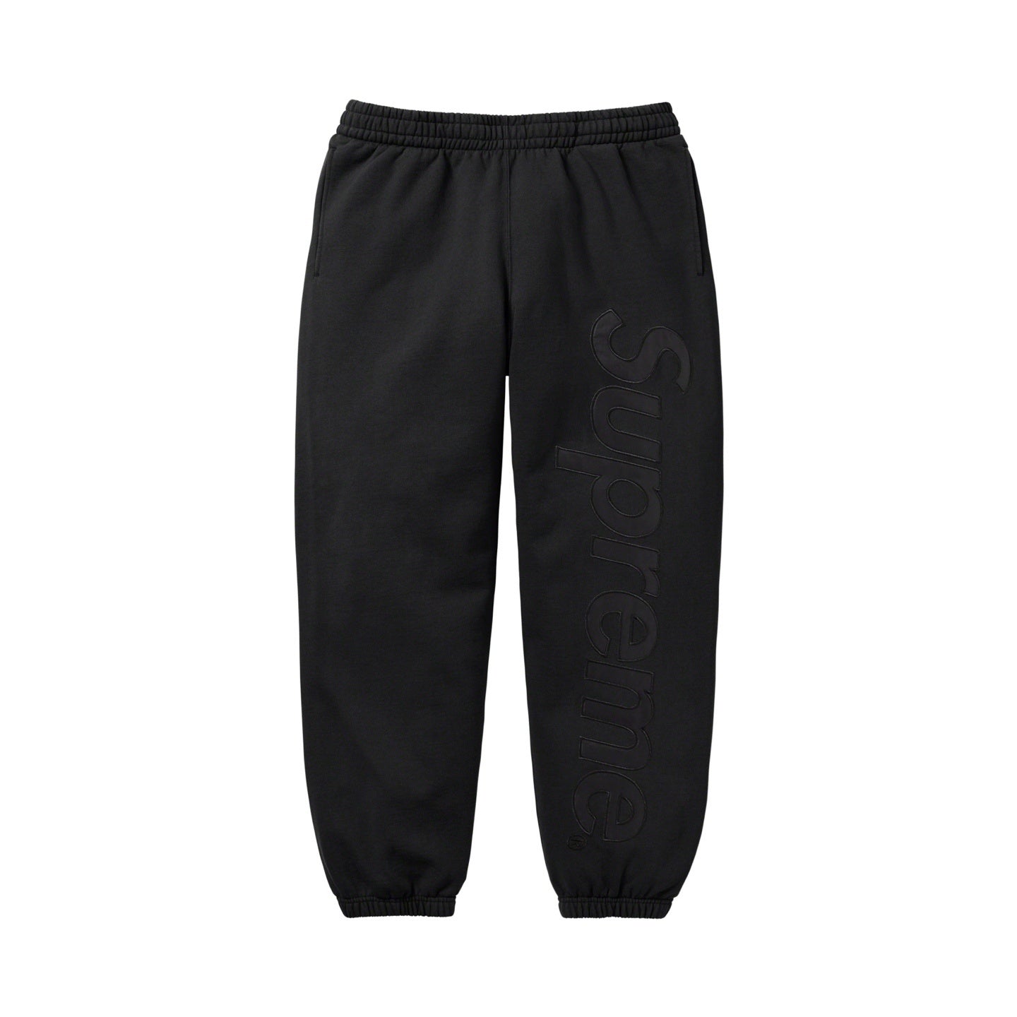 SUPREME 22FW SATIN APPLIQUE SWEATPANTS