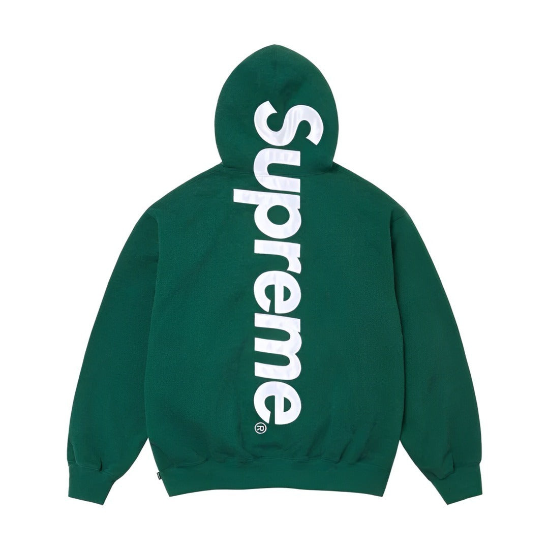 SUPREME 22FW SATIN APPLIQUE HOODIE