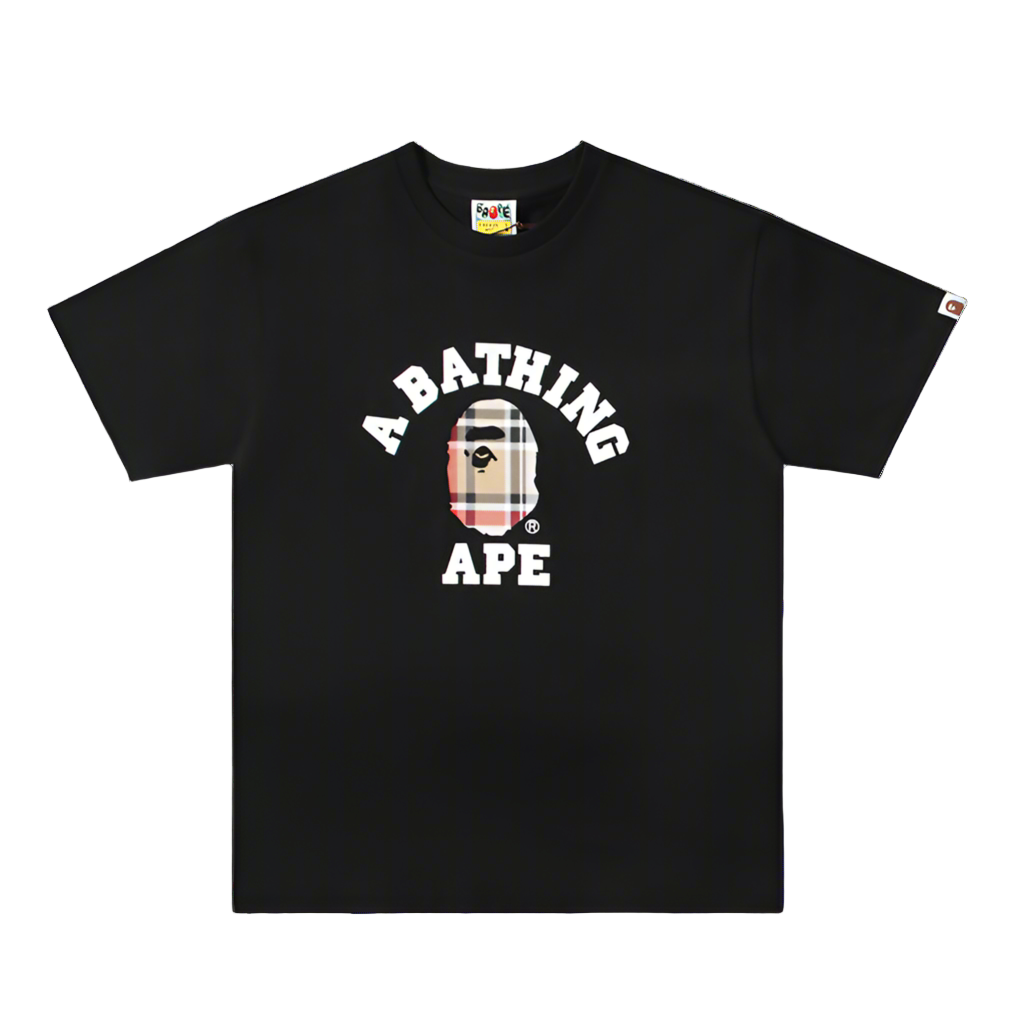 BAPE BURBERRY HEAD TEE