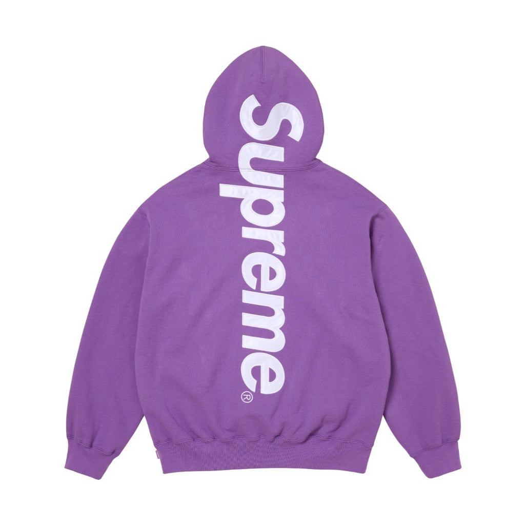 SUPREME 22FW SATIN APPLIQUE HOODIE