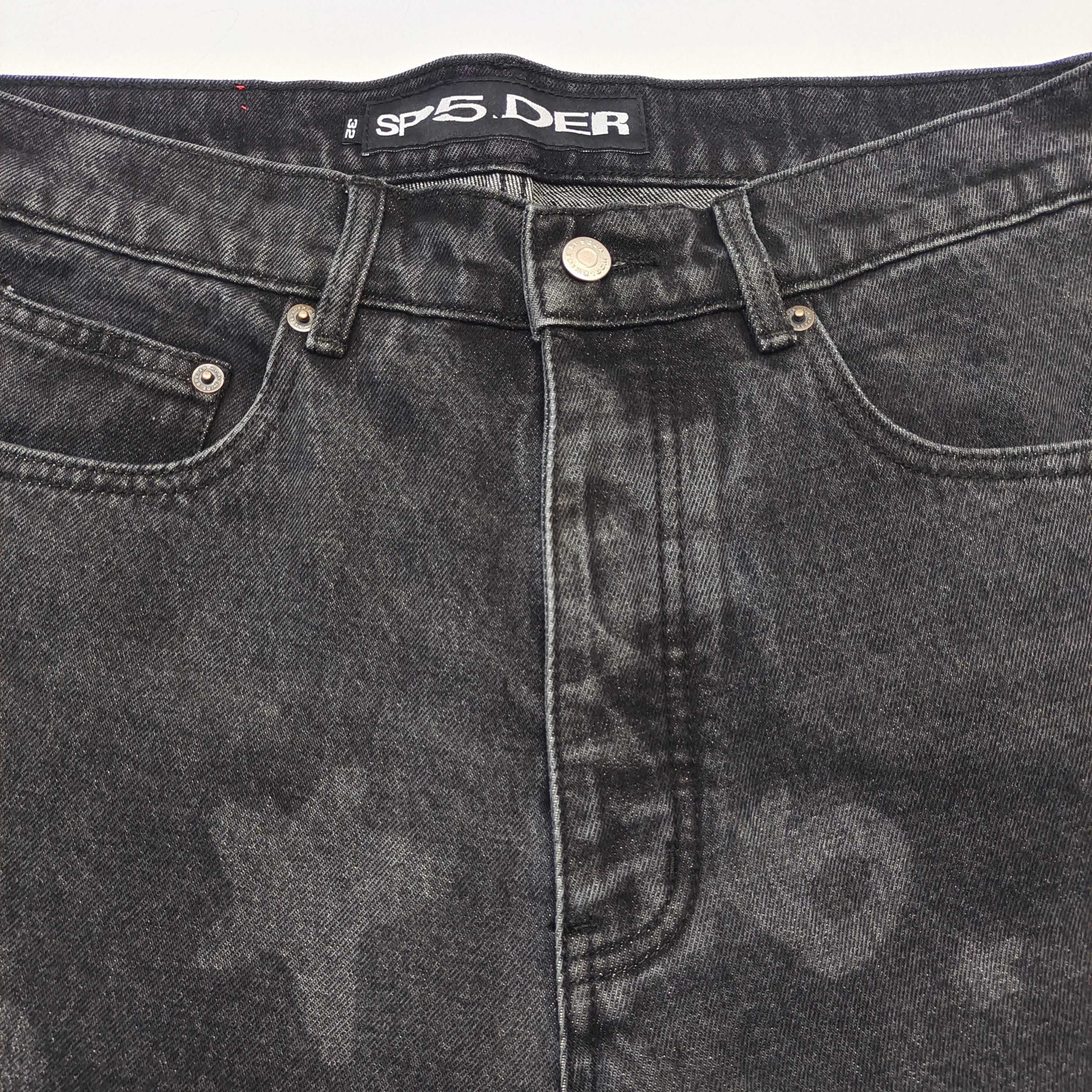 SP5DER / BELUGA DENIM  / JEANS BLACK