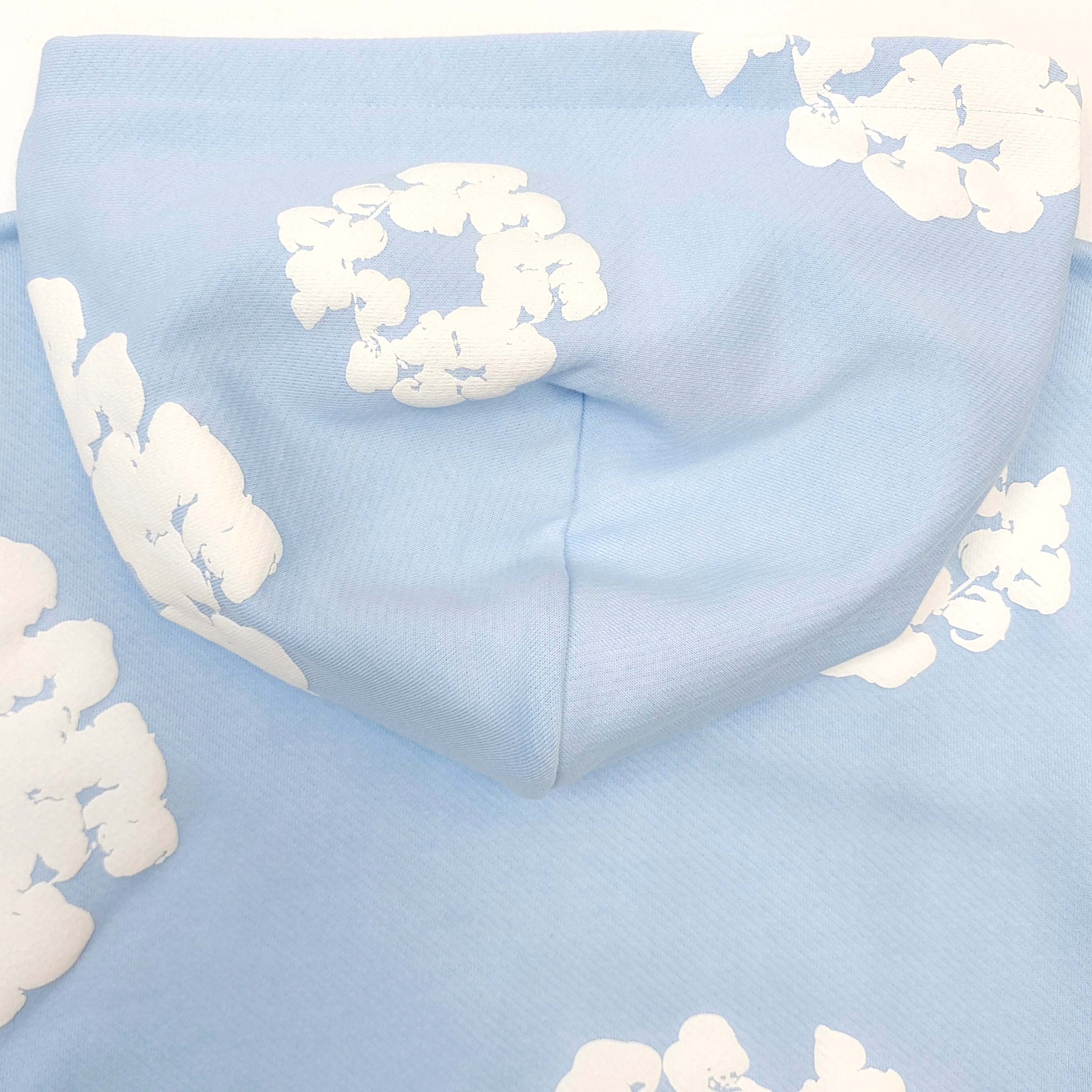 Denim Tears / Cotton Wreath Hoodie/  ‘baby blue’