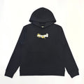 Denim Tears / Embroided Floral Logo Hoodie / Black