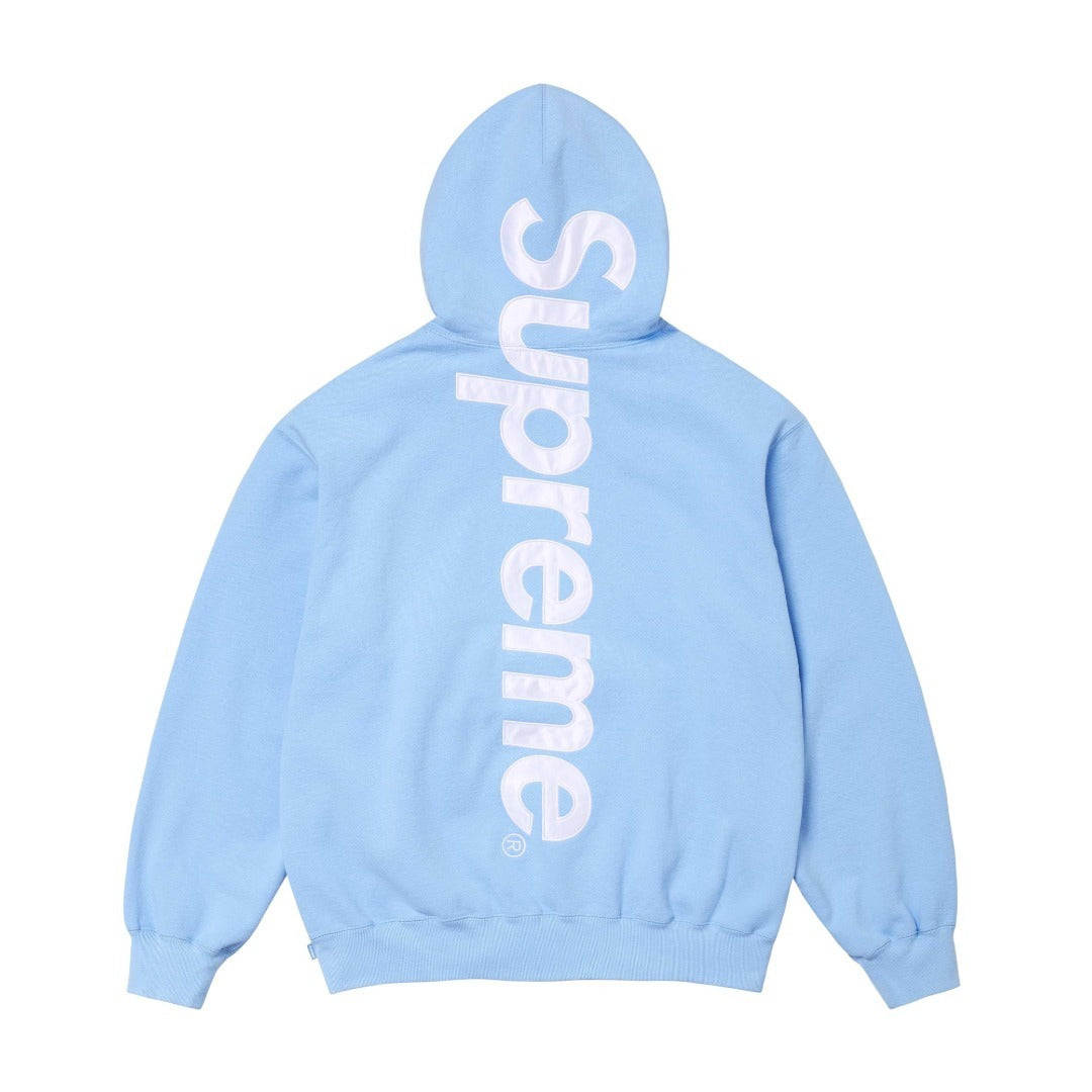 SUPREME 22FW SATIN APPLIQUE HOODIE