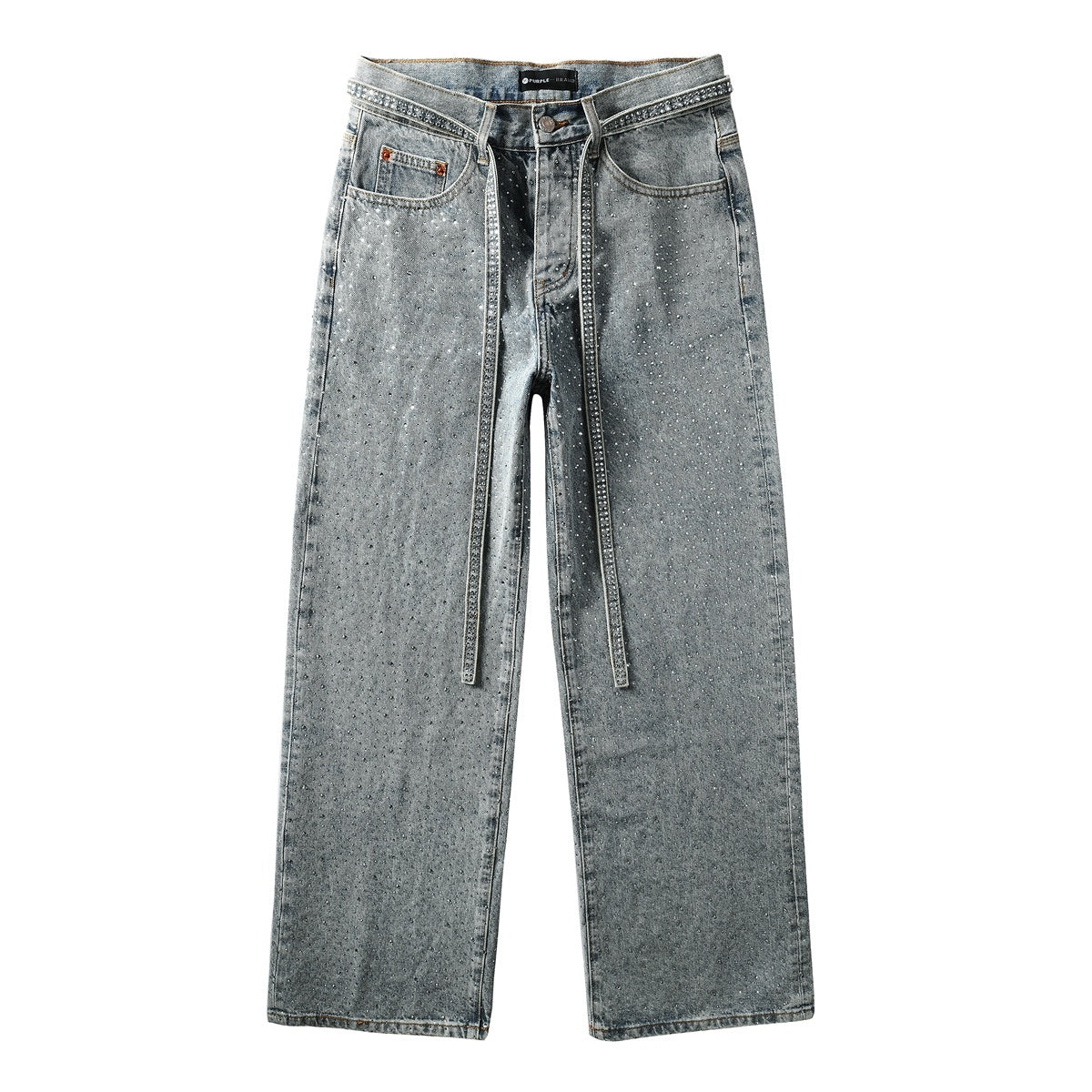 MEN DENIM RHINESTONES JEANS