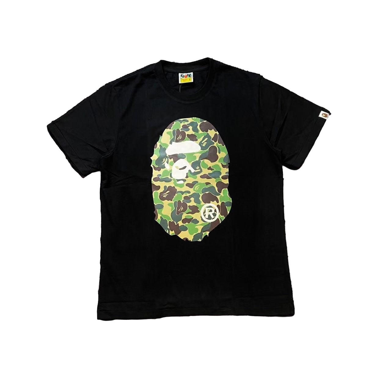 BAPE GREEN CAMO HEAD TEE (ONLINE EXCLUSIVE)