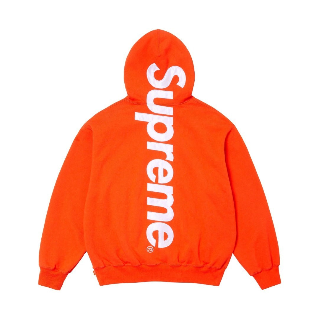 SUPREME 22FW SATIN APPLIQUE HOODIE