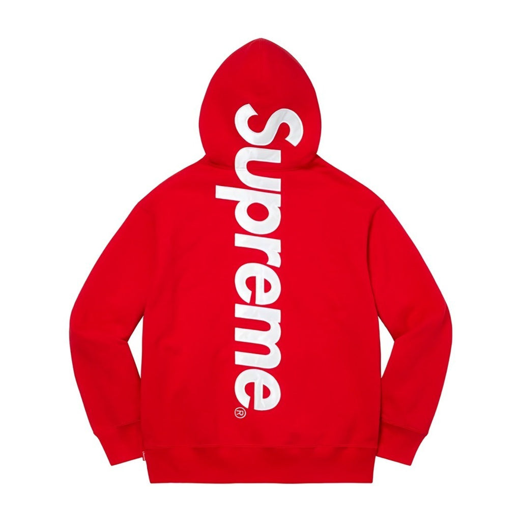 SUPREME 22FW SATIN APPLIQUE HOODIE