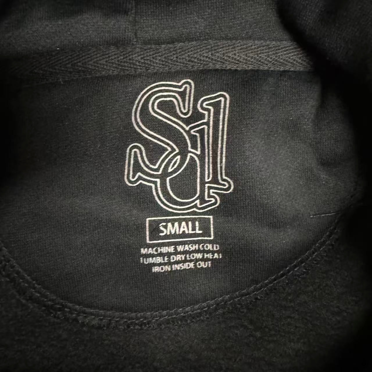 SDL RHINESTONES HOODIE /  BLACK
