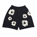 DENIM TEARS COTTOS WREATH SHORTS (Black)