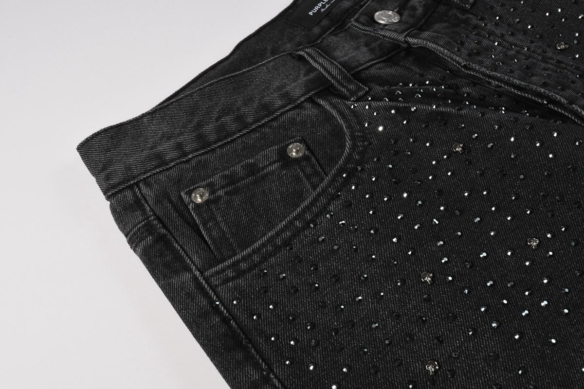 PURPLE MEN FASHION RHINESTONES JEANS “Baggy”