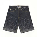 SP5DER RHINESTONES SHORTS