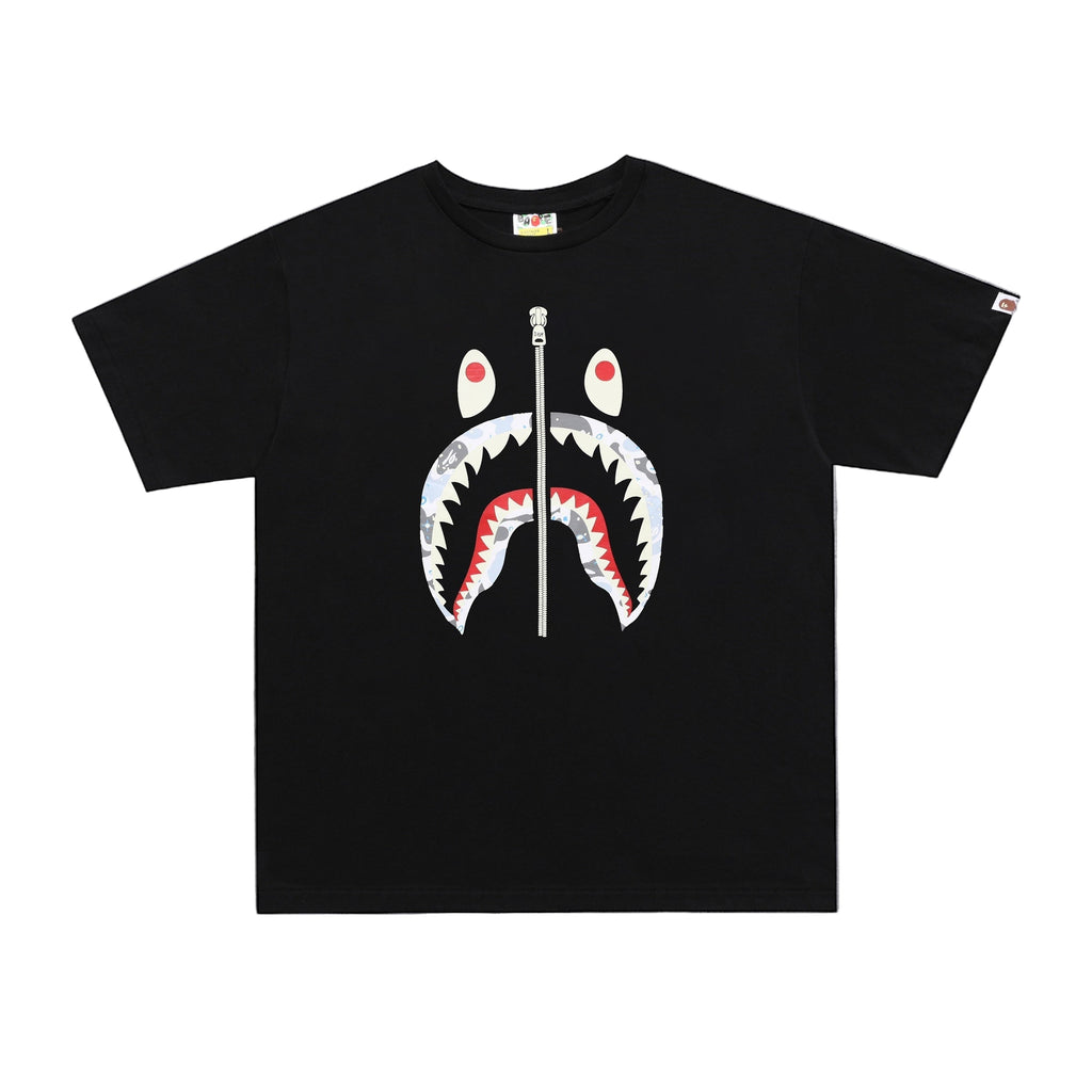 BAPE GLOW IN THE DARK  “SHARK HEAD” TEE (ONLINE EXCLUSIVE)