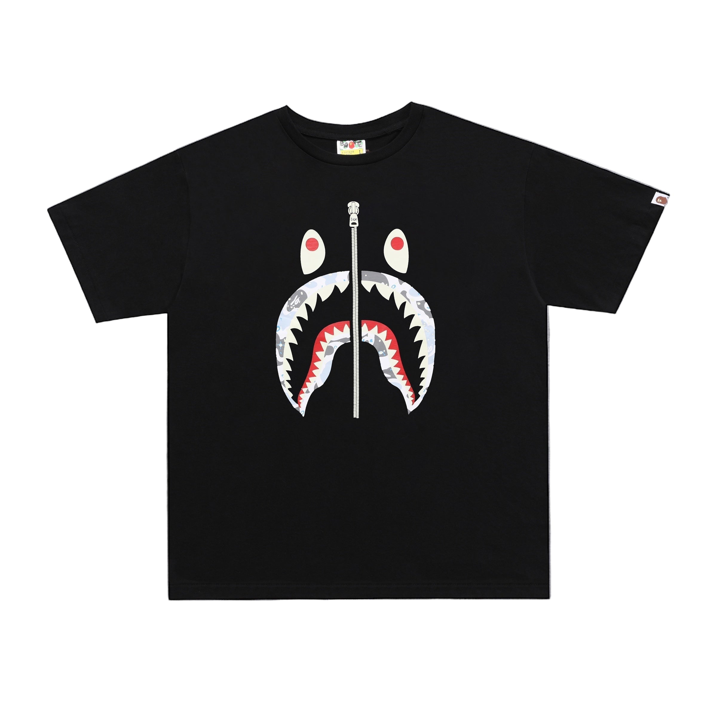BAPE GLOW IN THE DARK  “SHARK HEAD” TEE (ONLINE EXCLUSIVE)