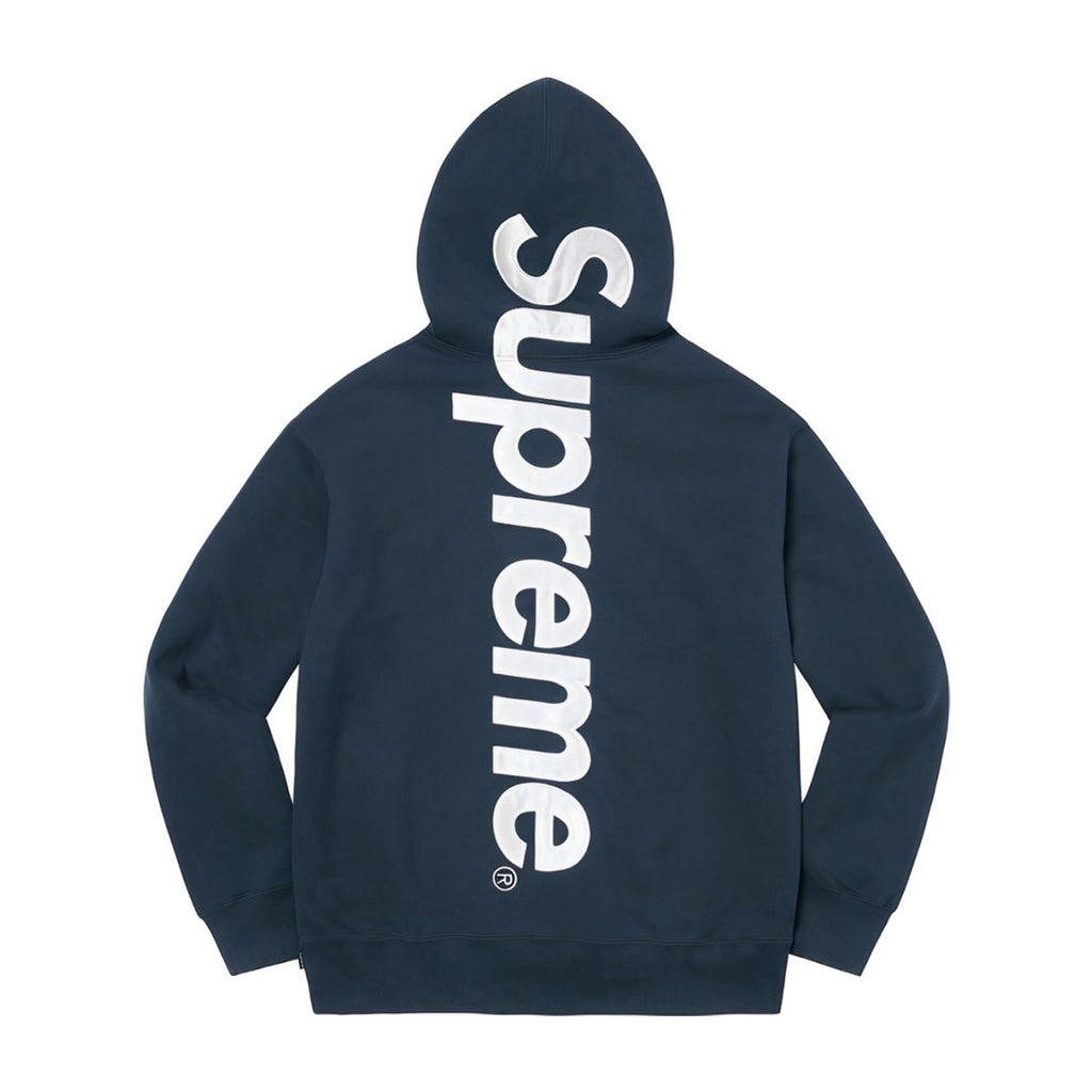 SUPREME 22FW SATIN APPLIQUE HOODIE