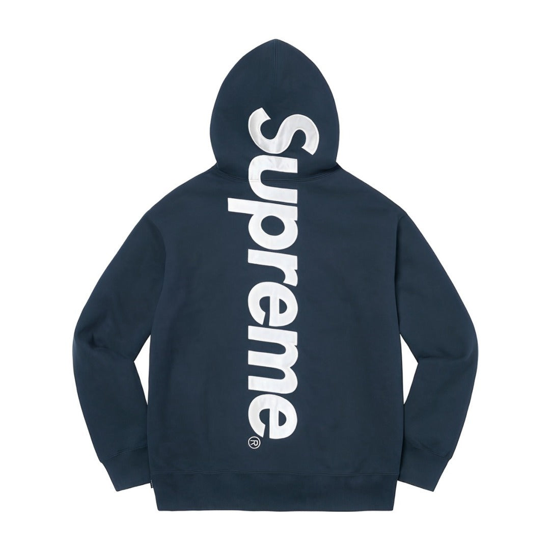 SUPREME 22FW SATIN APPLIQUE HOODIE