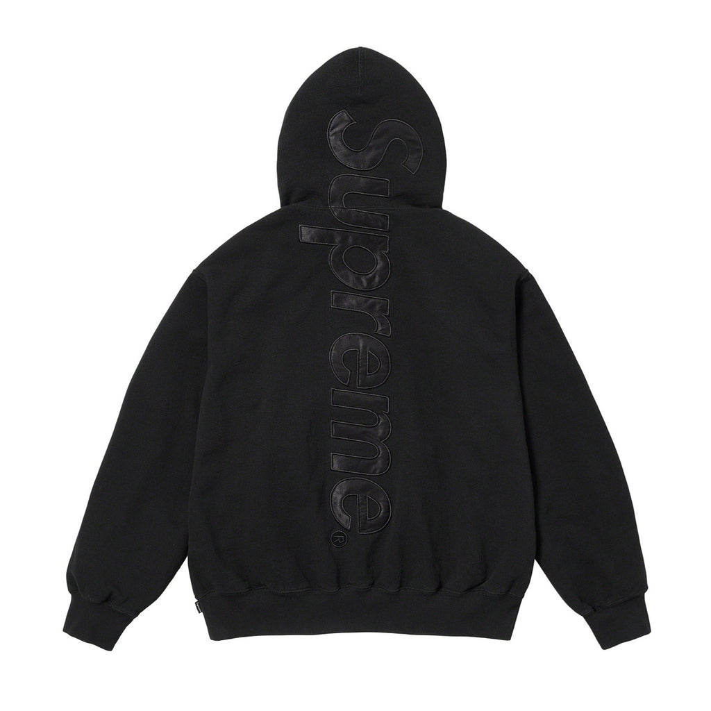 SUPREME 22FW SATIN APPLIQUE HOODIE