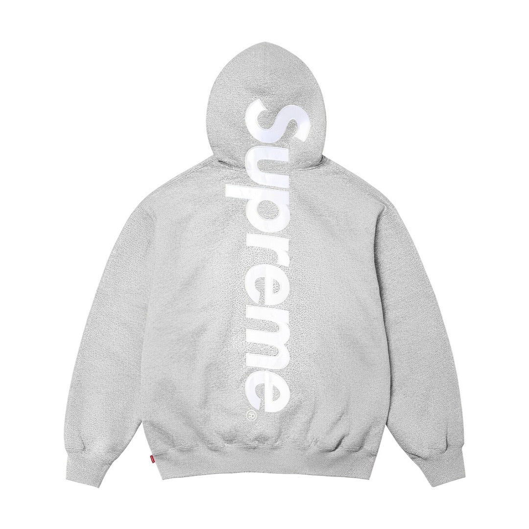 SUPREME 22FW SATIN APPLIQUE HOODIE