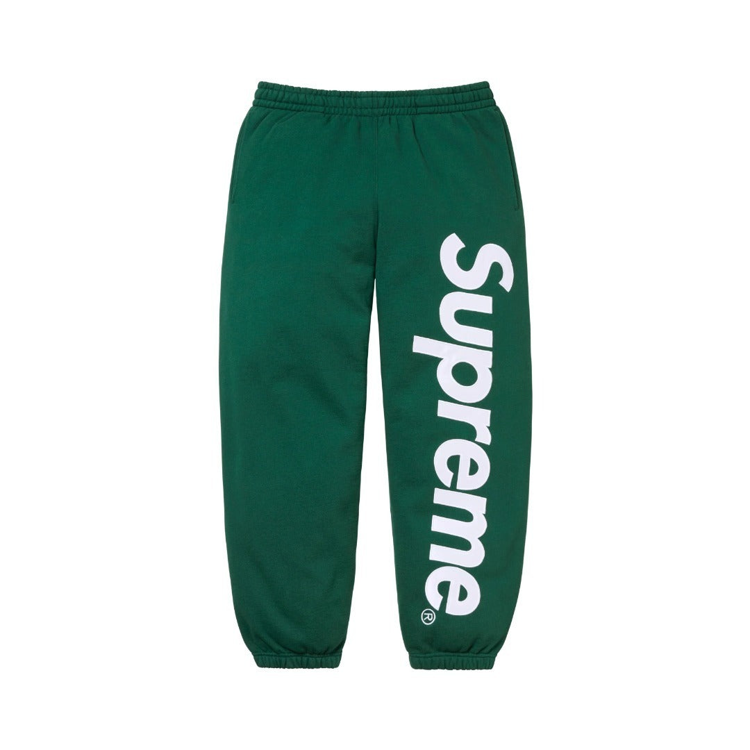 SUPREME 22FW SATIN APPLIQUE SWEATPANTS