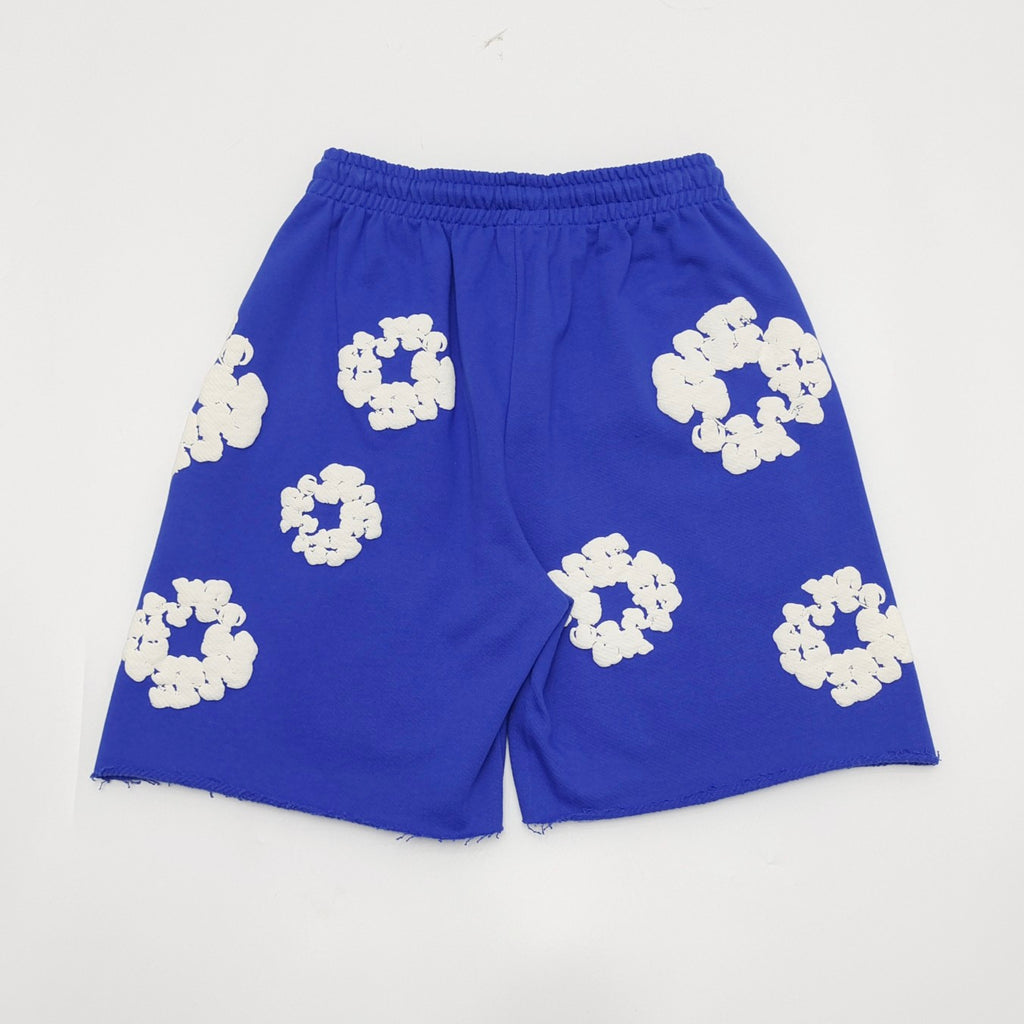 Denim Tears Cotton Wreath Shorts Blue