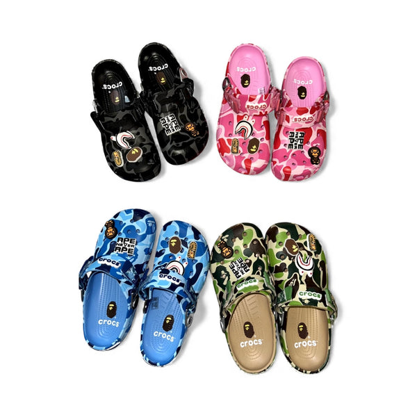 CROCS X BAPE